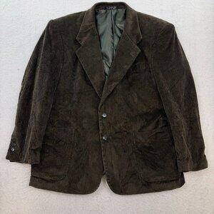 Personal Choice Corduroy Green Blazer Sports Coat Professor Size 44